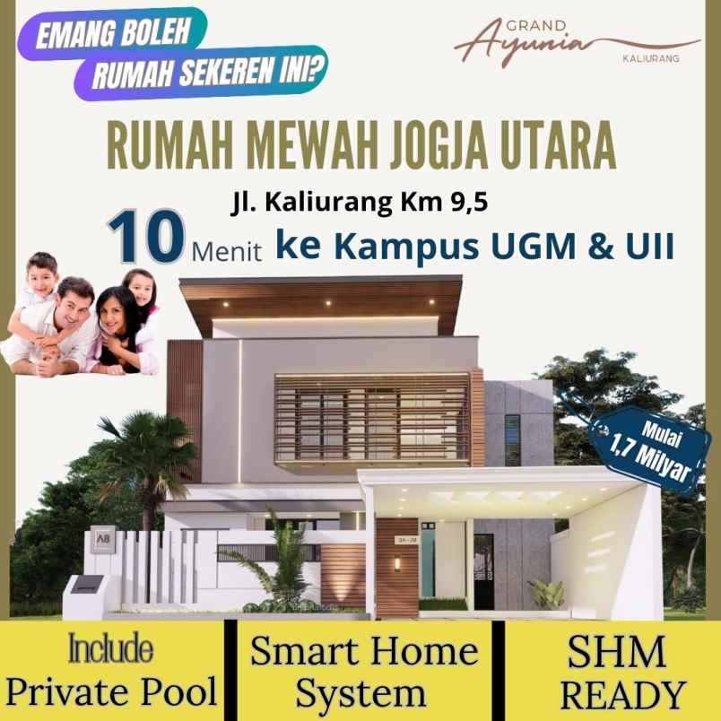 rumah mewah sleman dekat kampus uii