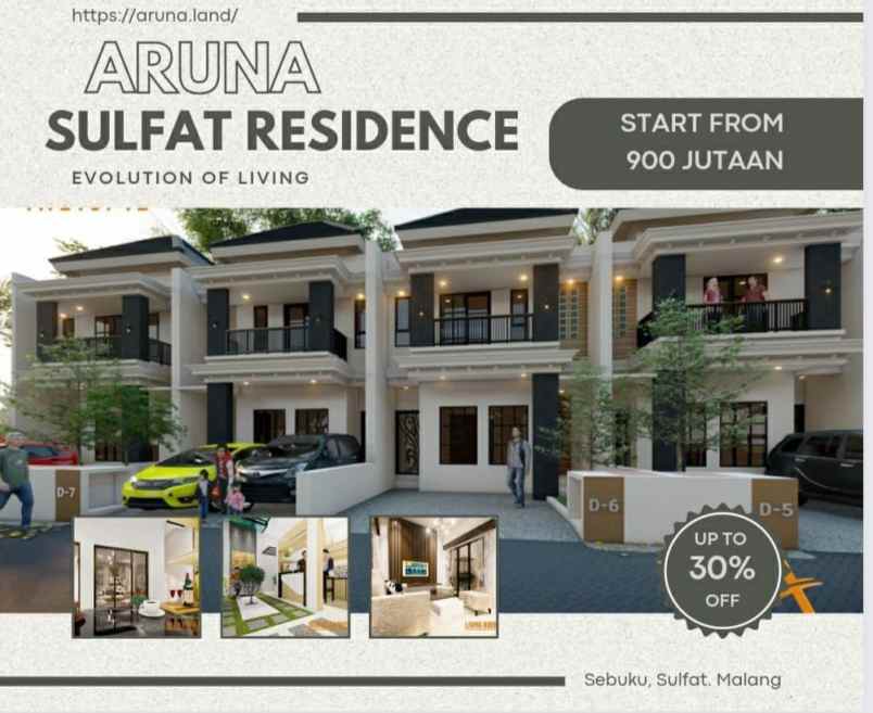 rumah minimalis 800 juta an di sulfat malang