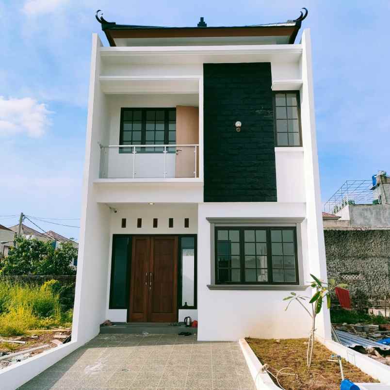 rumah model bali 3 menit tol cijago cimanggis depok