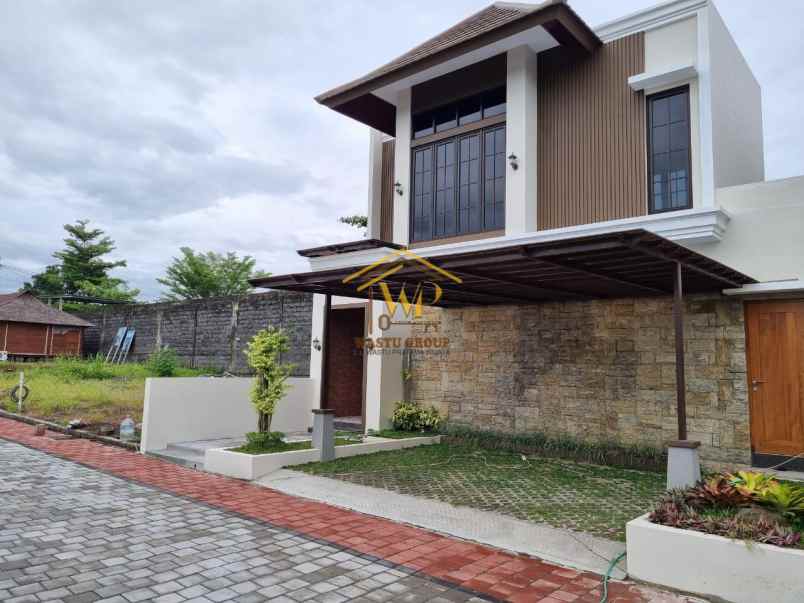 rumah modern 2 lantai di sleman dekat jalan magelang