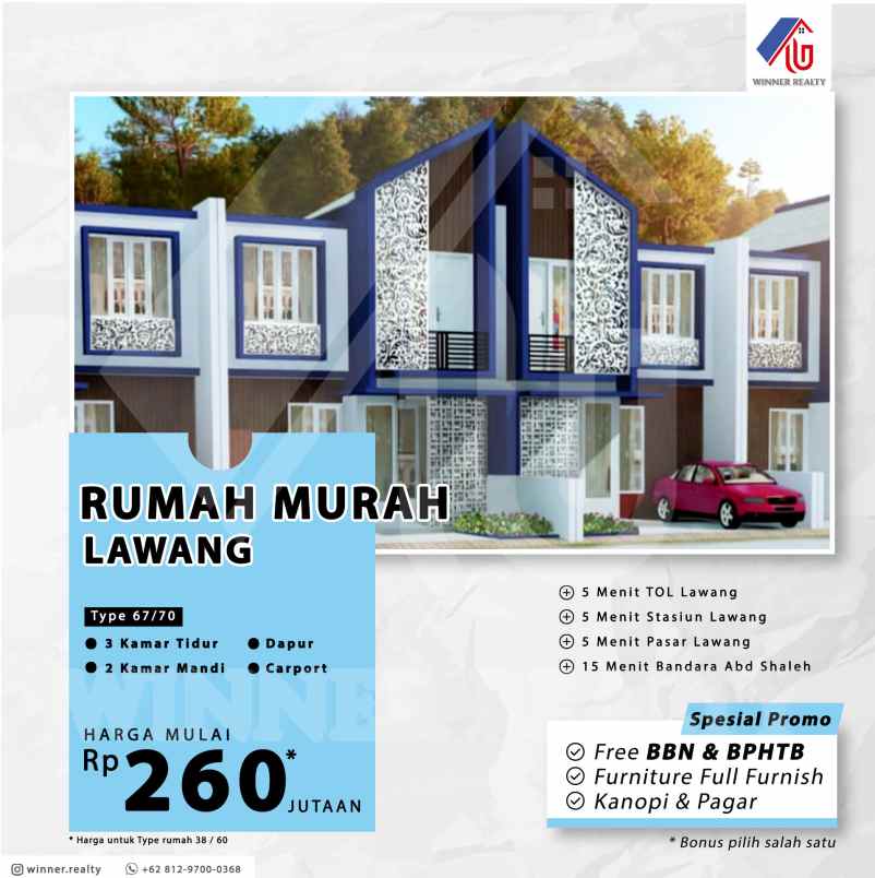 rumah murah di lawang malang