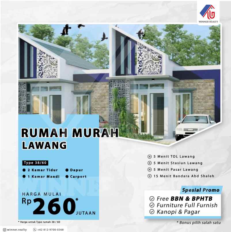 rumah murah di lawang malang