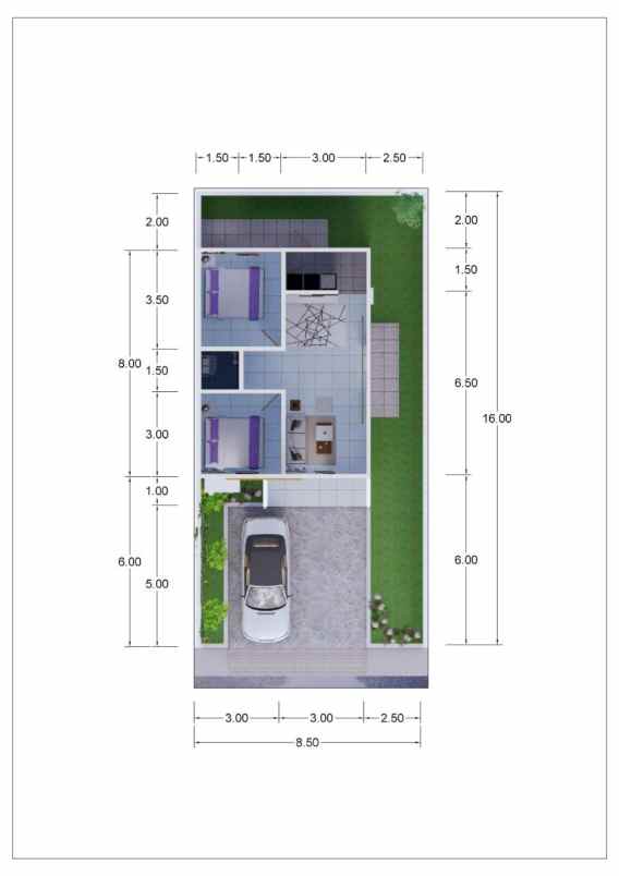 rumah murah modern dekat kampus uii