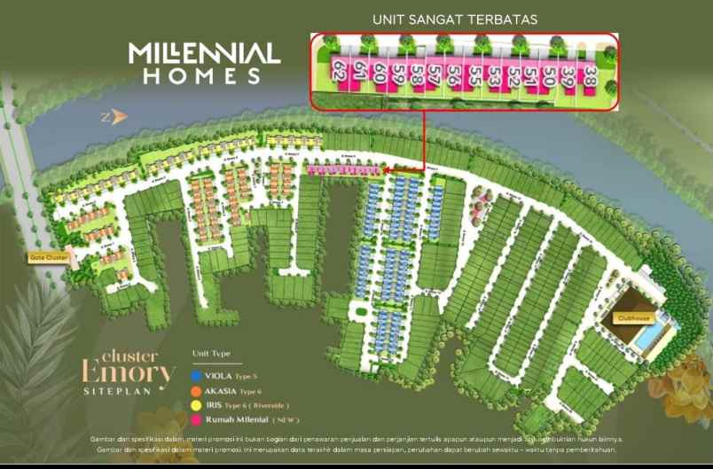 rumah parkland podomoro 700jt an