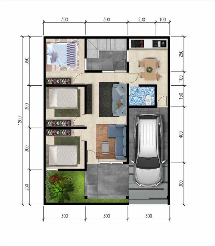 rumah second mewah di katang kediri dekat pusat bisnis