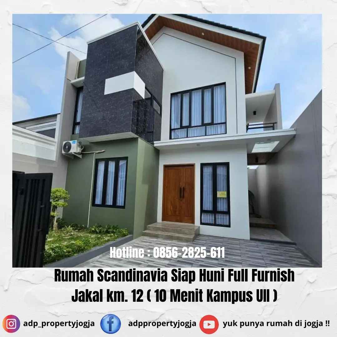 rumah siap huni area kampus uii jl kaliurang km 12