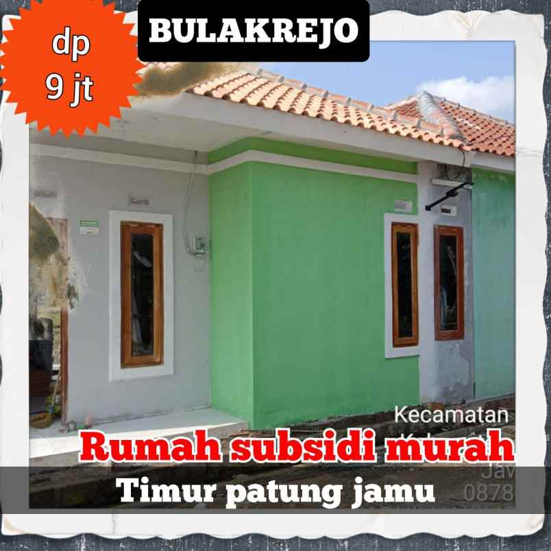 rumah subsidi timur patung jamu bulakrejo