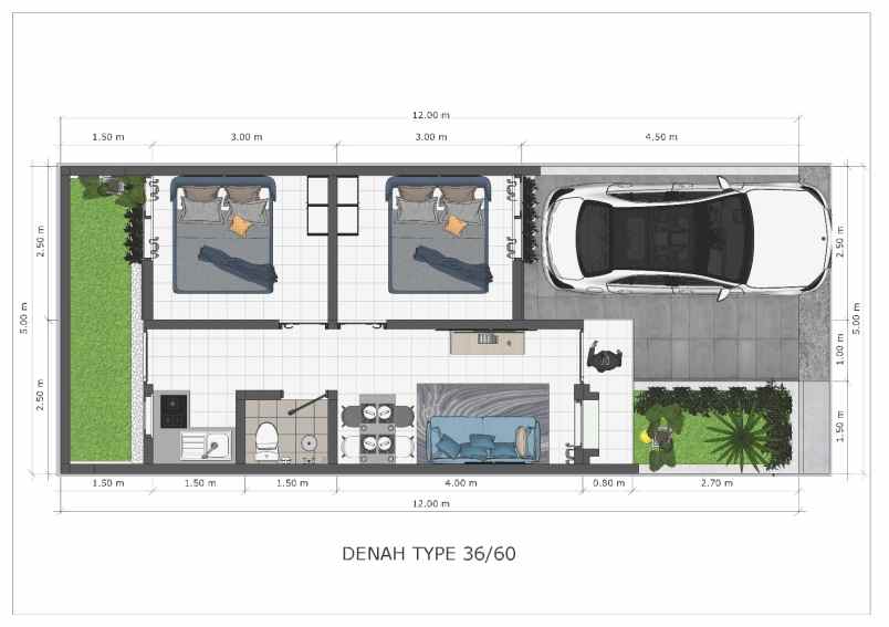 rumah tambun lokasi strategis dengan harga ekonomis