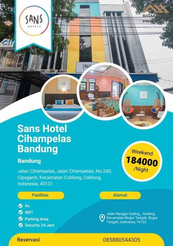 sans hotel cihampelas bandung