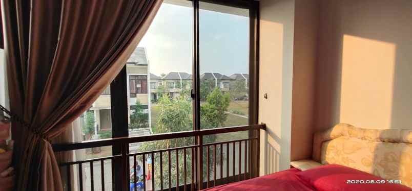 sewa rumah furnished cluster iiiustria the eminent bsd