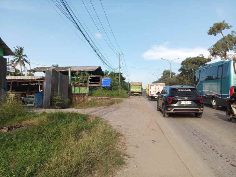 tanah 2000 m pinggir jalan di citangkil cilegon