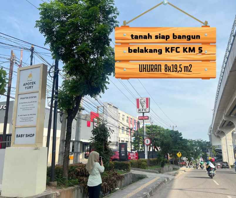 tanah murah area km5