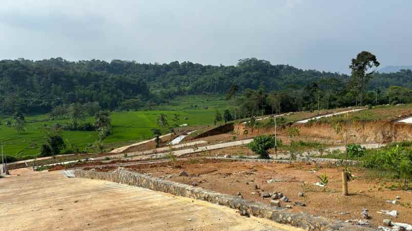 tanah murah view pedesaan dan dekat wisata bogor timur