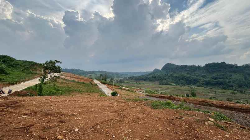 tanah murah view pedesaan dan dekat wisata bogor timur