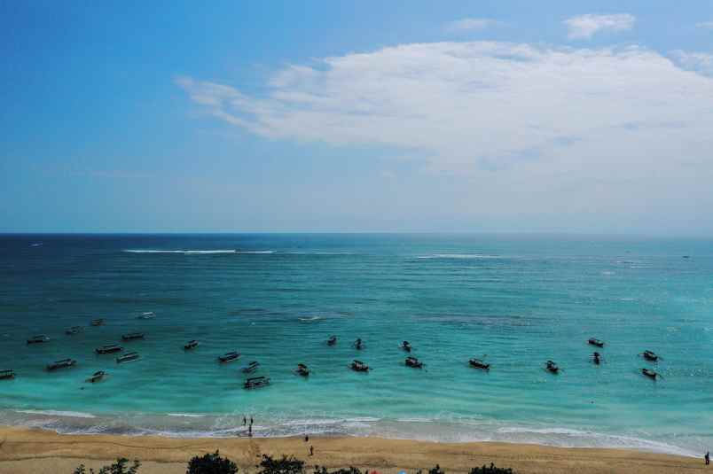 tanah view sunset bagus di pantai kuta bali