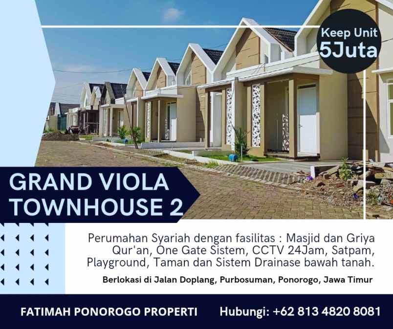 terbaru rumah syariah di ponorogo kota