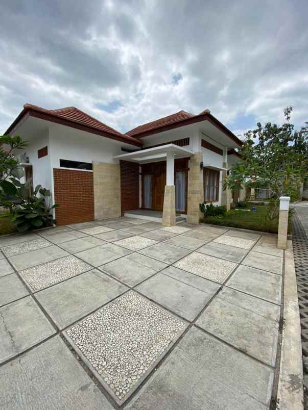 villa fully furnish murah di borobudur magelang
