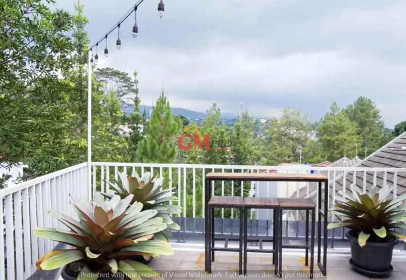 620 rumah modern dengan view di cigadung bandung utara