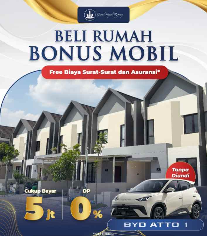 beli rumah bonus mobil tanpa diundi