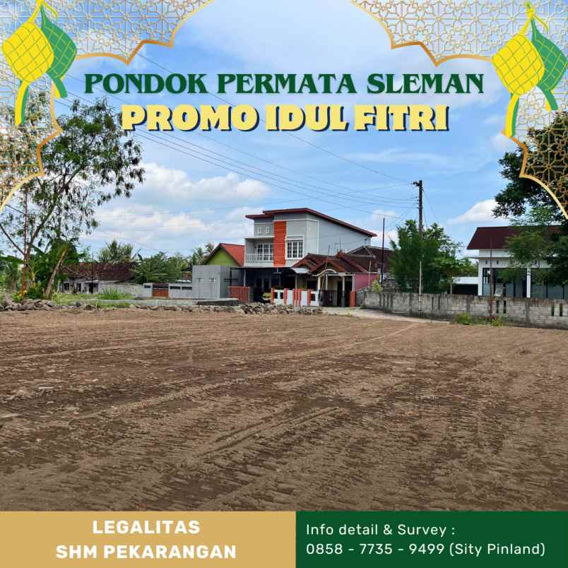 big promo lebaran kavling dekat polres sleman