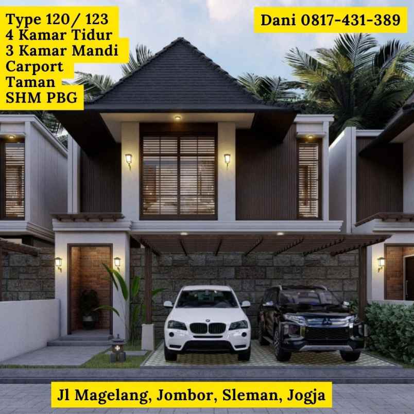 cendana residence jogja 4 kamar utara jcm monjali