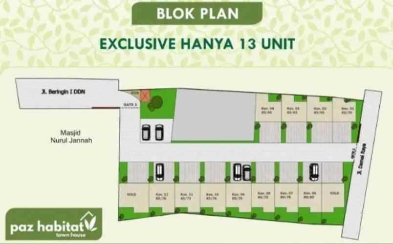 cluster exclusive hanya 13 unit di jatiwaringin