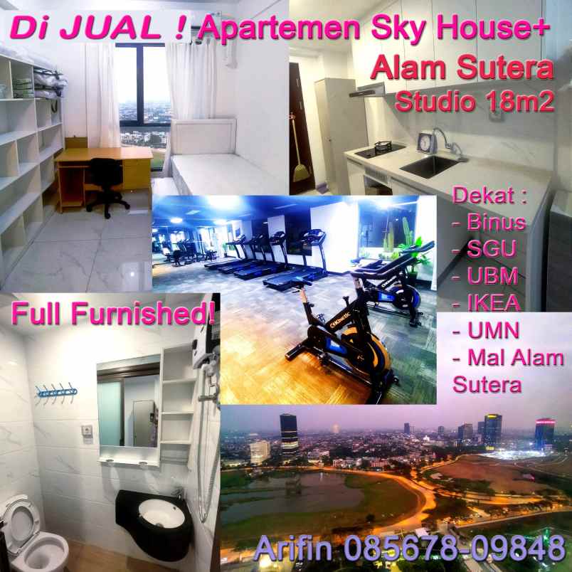 dijual apartemen apartemen sky house alam