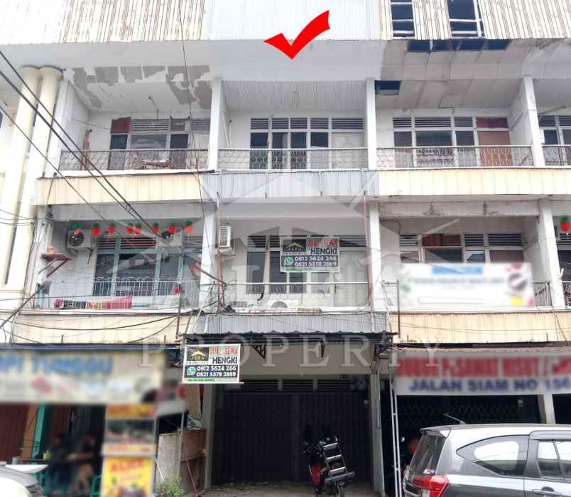 dijual disewakan ruko jalan siam kota pontianak