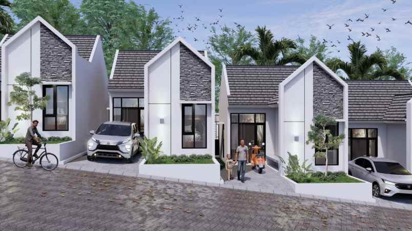 dijual hunian berkonsep villa di selatan kampus umy