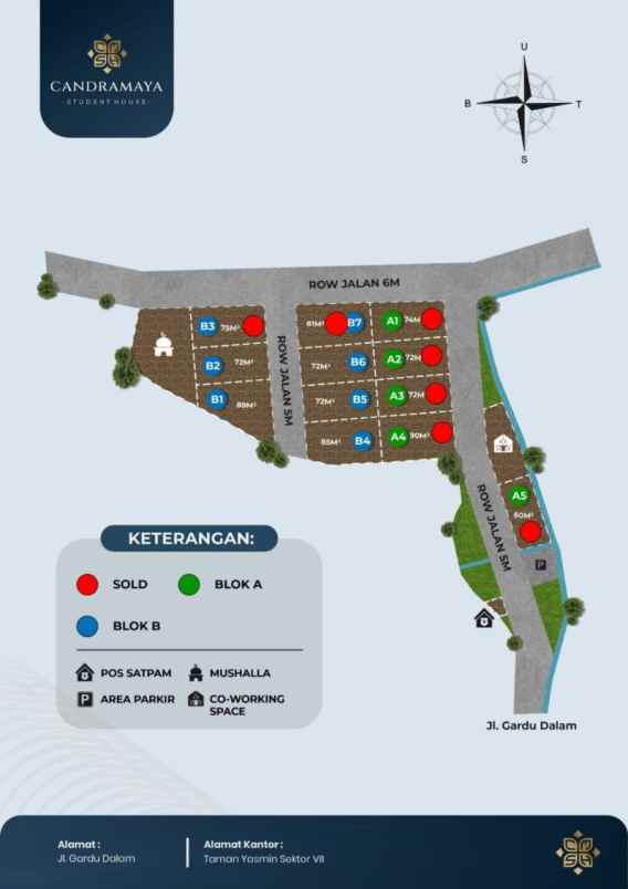 dijual kost desa cibanteng