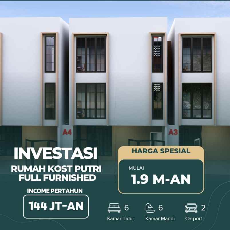 dijual kost kukusan bei depok