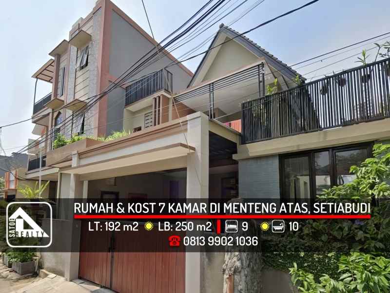 dijual kost menteng atas setiabudi