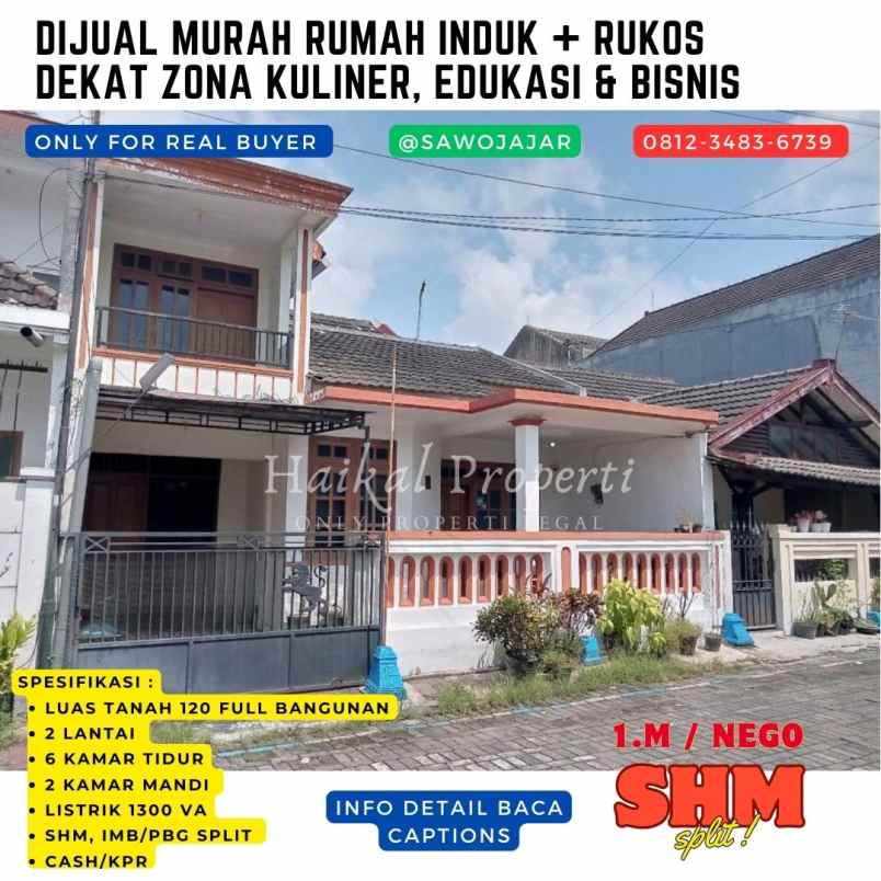 dijual murah rumah di sawojajar bisa untuk bisnis kos