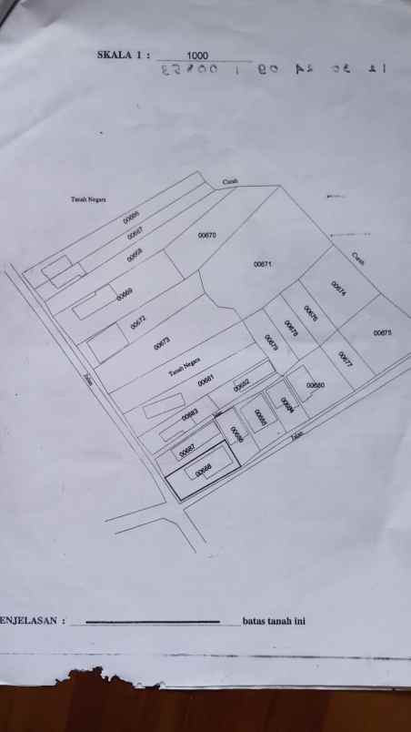 dijual murah rumah pinggir jalan aspal strategis