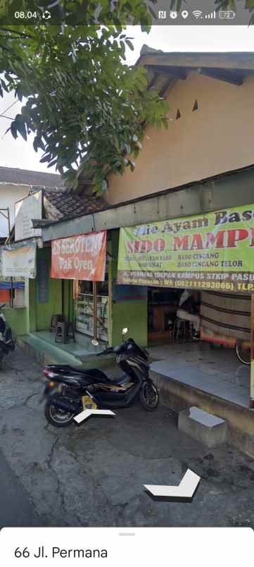 dijual ruko dan kost depan stkip pasundan cimahi