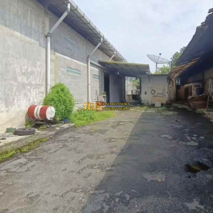 dijual ruko gudang kantor jalan sentosa medan binjai