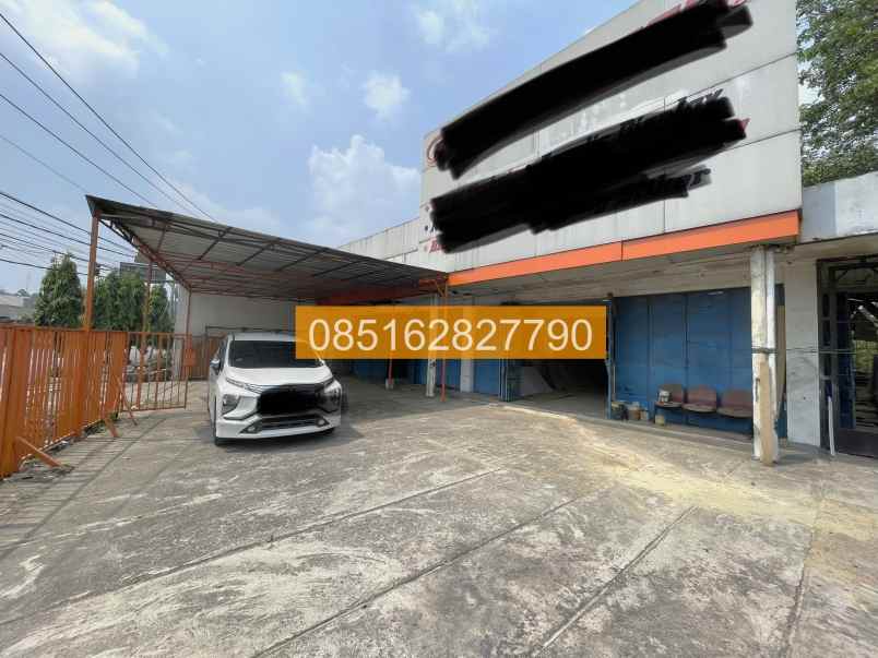 dijual ruko gudang kantor jl serang km 27 sentul