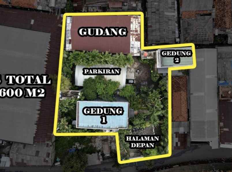 dijual ruko gudang kantor raya bekasi jatinegara kec