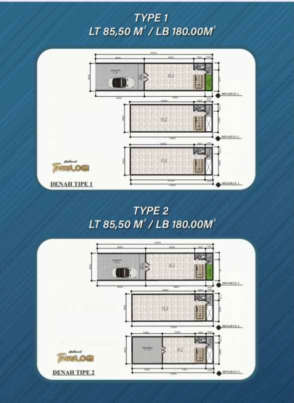 dijual ruko translogi pusat bisnis jakarta utara