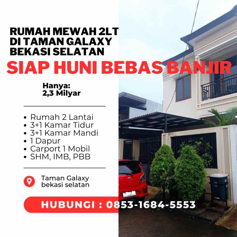 dijual rumah bekasi selatan kota bekasi