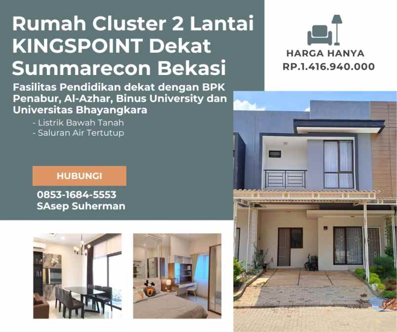dijual rumah bekasi utara bekasi kota