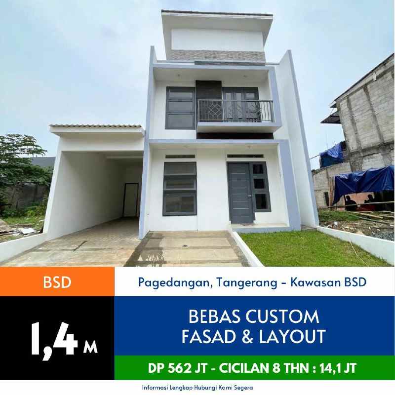 dijual rumah bsd raya pusat