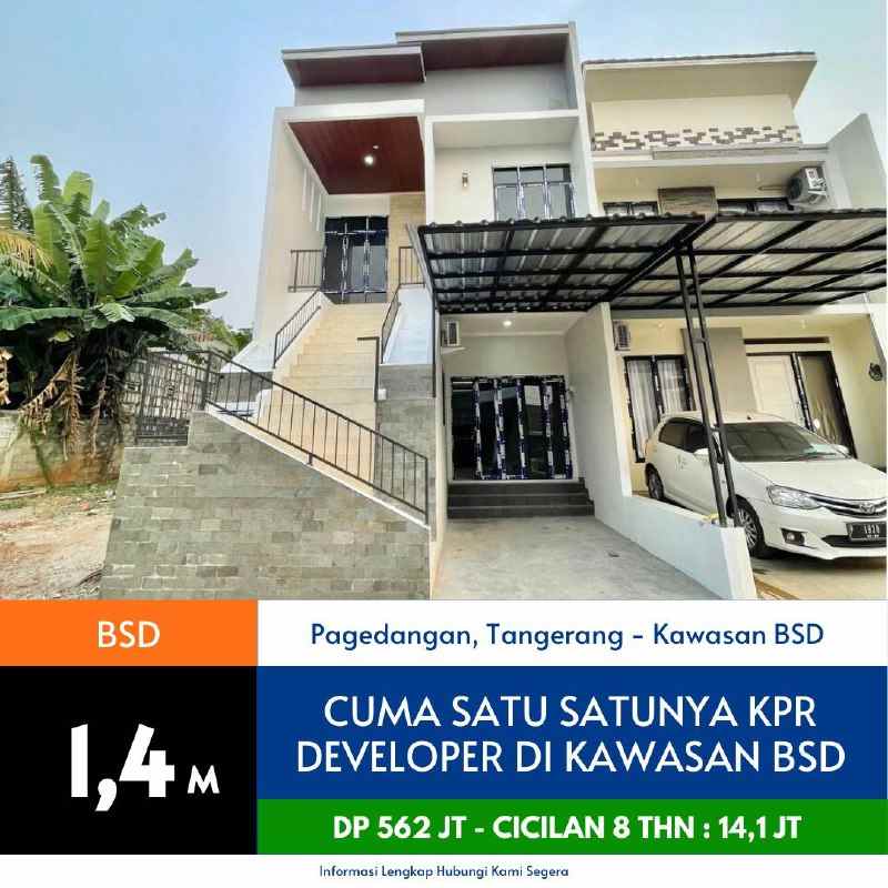 dijual rumah bsd raya pusat