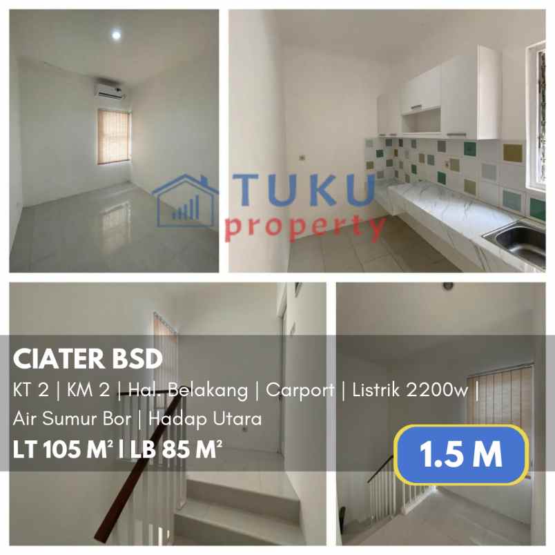 dijual rumah ciater bsd serpong