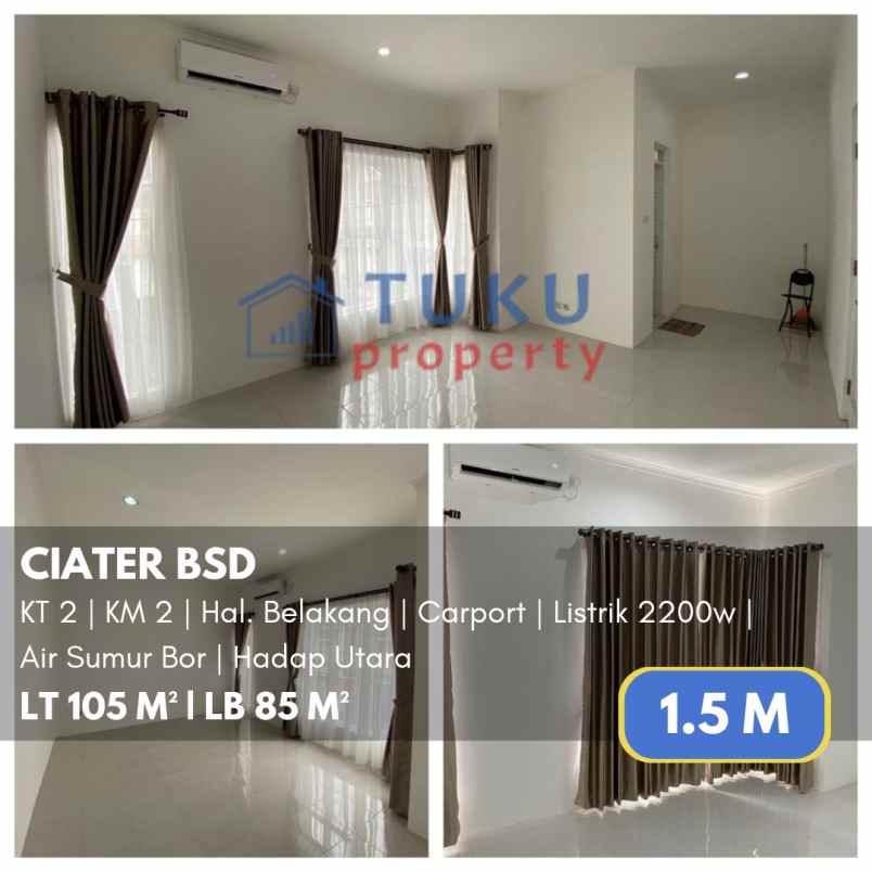 dijual rumah ciater bsd serpong