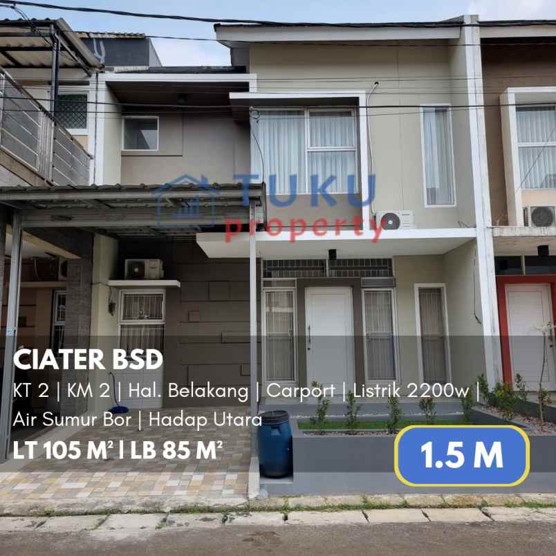 dijual rumah ciater bsd serpong