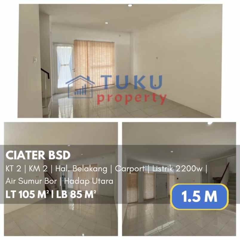 dijual rumah ciater bsd serpong