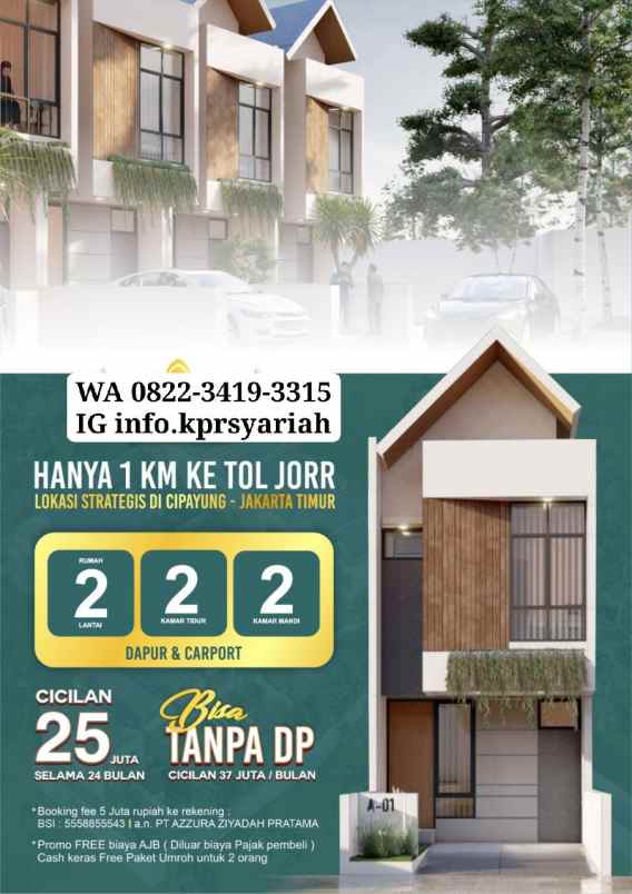 dijual rumah cipayung