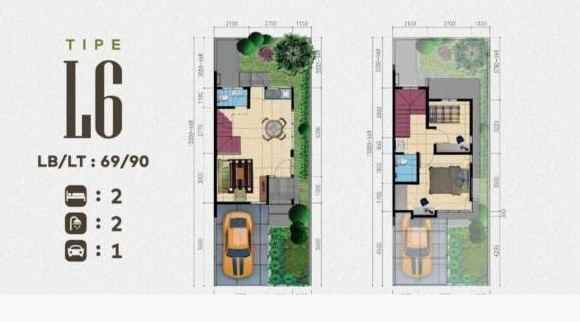 dijual rumah cluster mahakam jgc