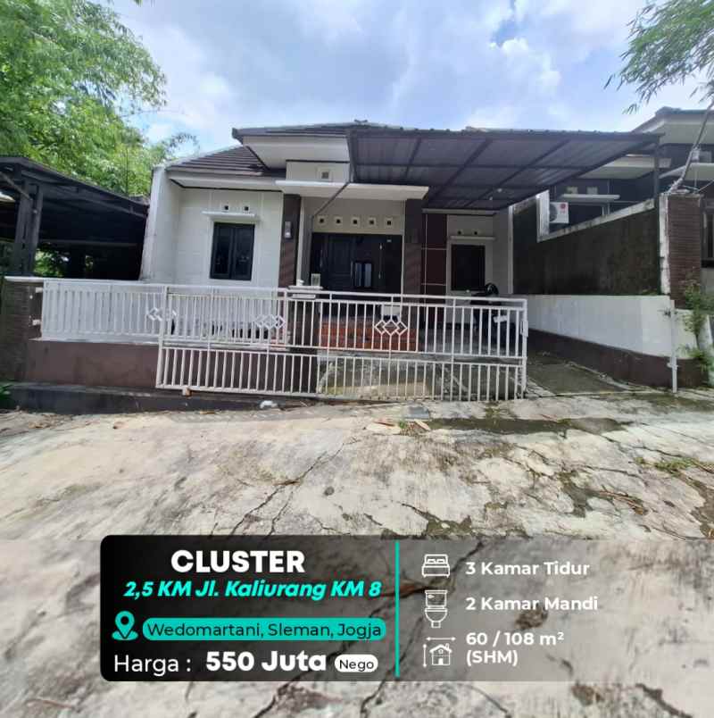 dijual rumah dekat jakal km 8